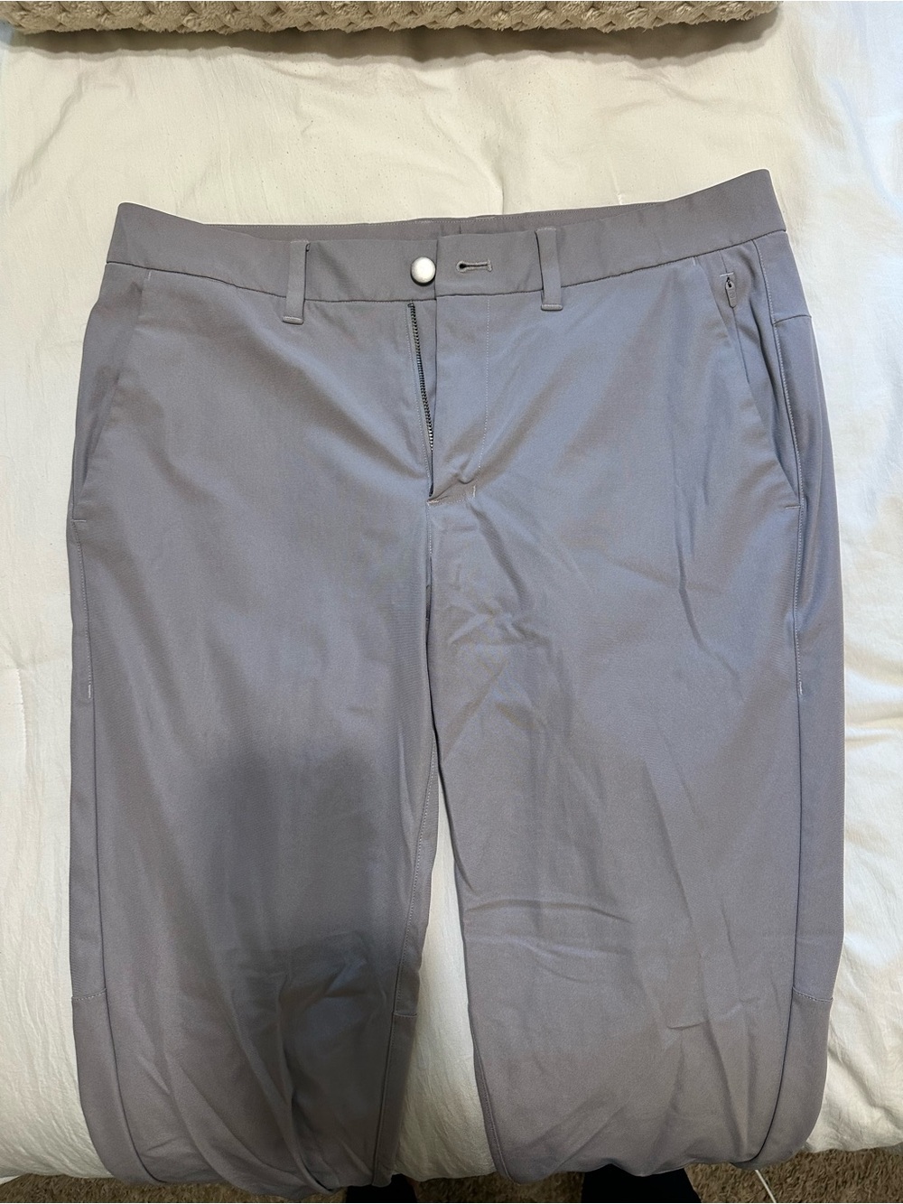 CRZ YOGA Men's Light Gray Performance Chinos